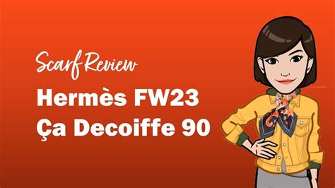 Scarf Review: Hermès Fall Winter 2023 Ça Décoiffe 90 